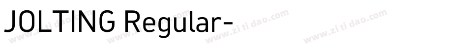 JOLTING Regular字体转换
